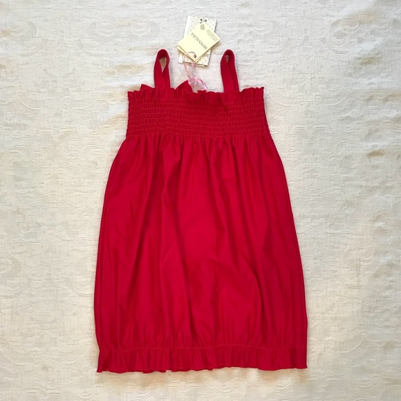 NWT*MONNALISA**Red Summer Dress/ Pool dress**Age 6 - Picture 8 of 8